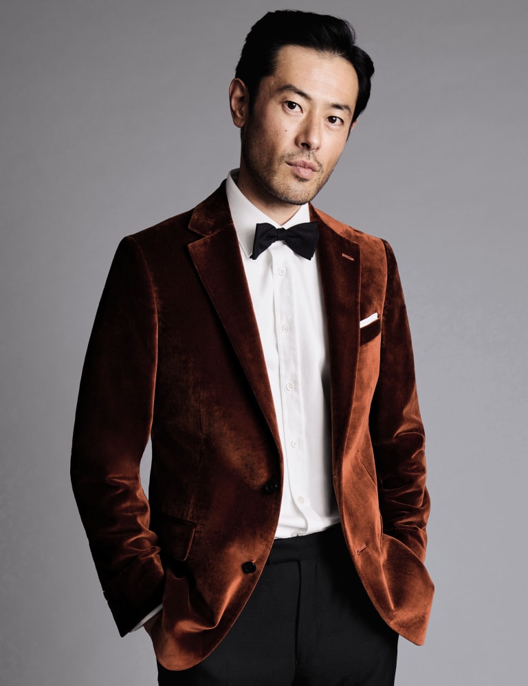 M&s velvet blazer sale