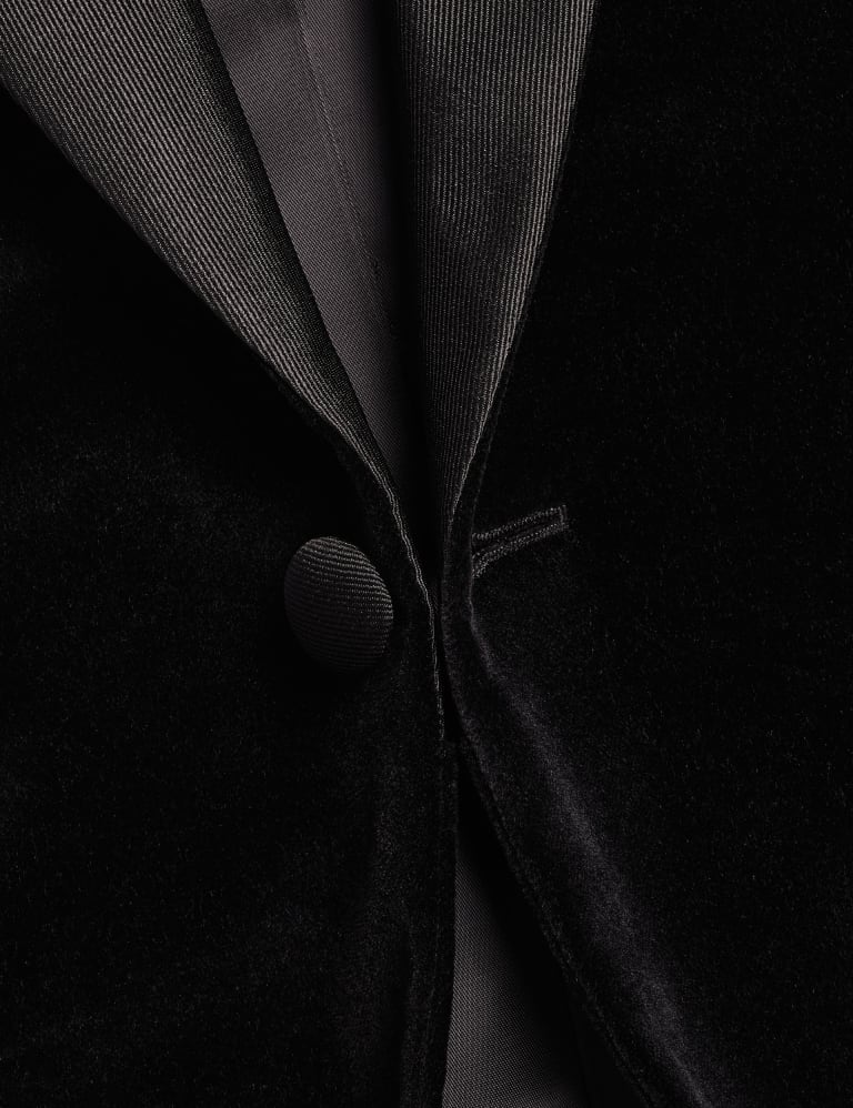 Slim Fit Italian Velvet Suit Jacket