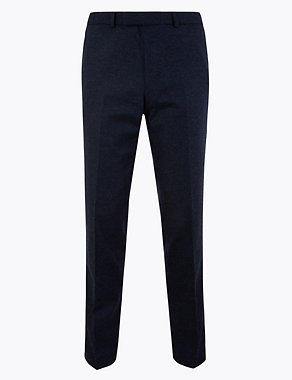 Slim Fit Italian Wool Blend Trousers Image 2 of 6