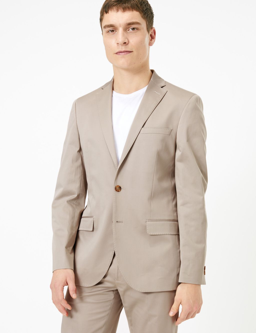 Slim Fit Jacket with Stretch | M&S Collection | M&S
