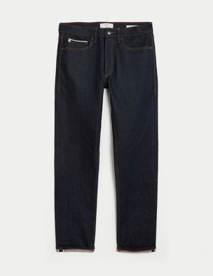Slim Fit Japanese Selvedge Stretch Jeans Image 2 of 5