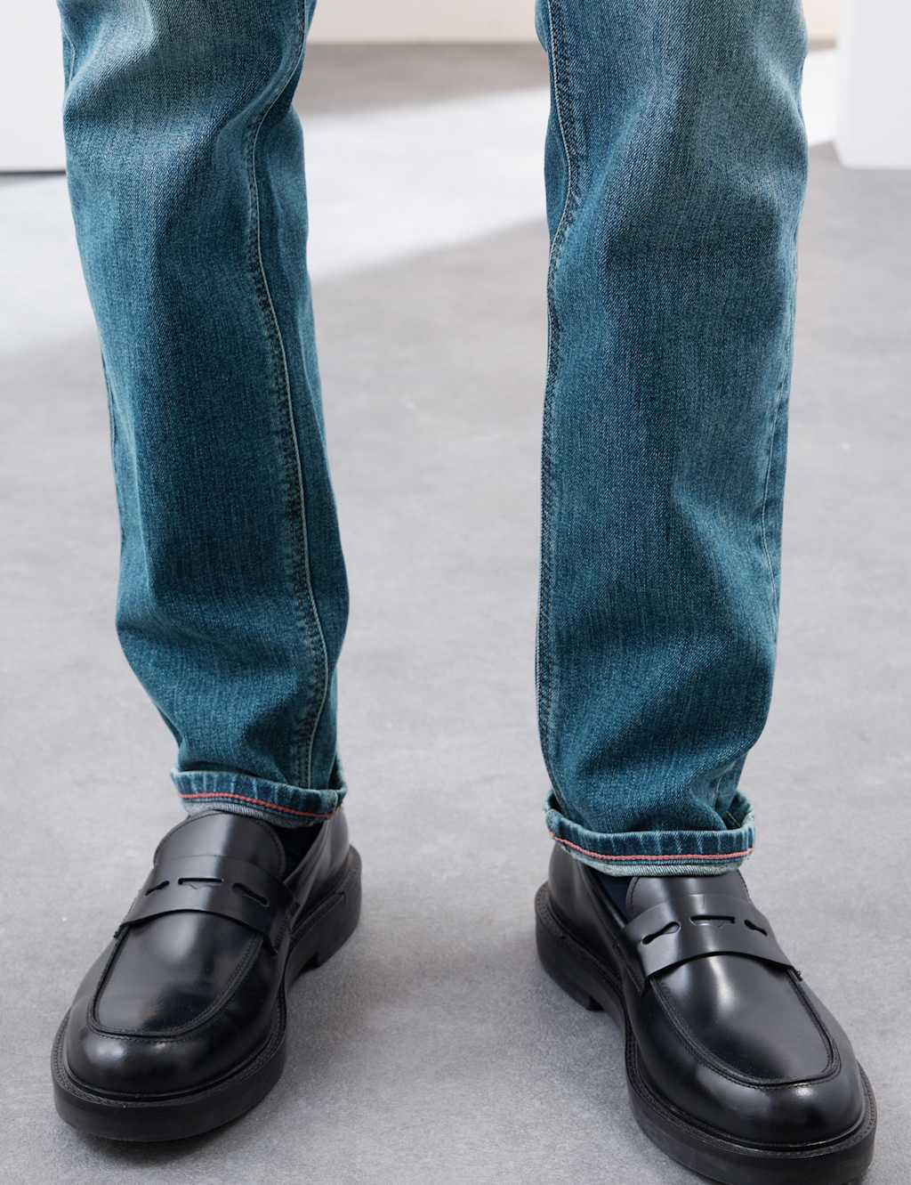 Mens stretch jeans 40 waist clearance
