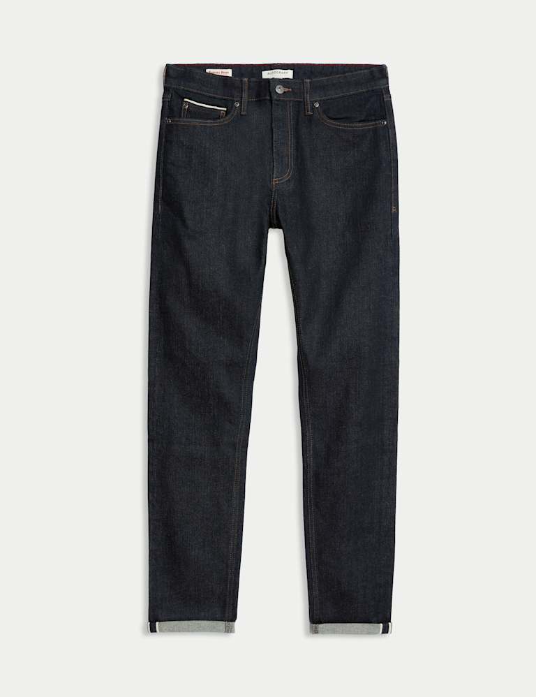 Buy Slim Fit Japanese Selvedge Stretch Jeans | M&S Collection | M&S