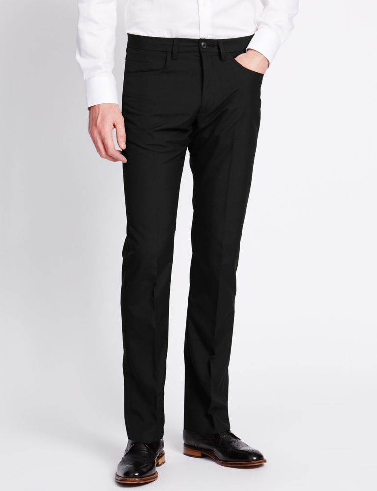 Slim Fit Jean Style Trousers 1 of 3