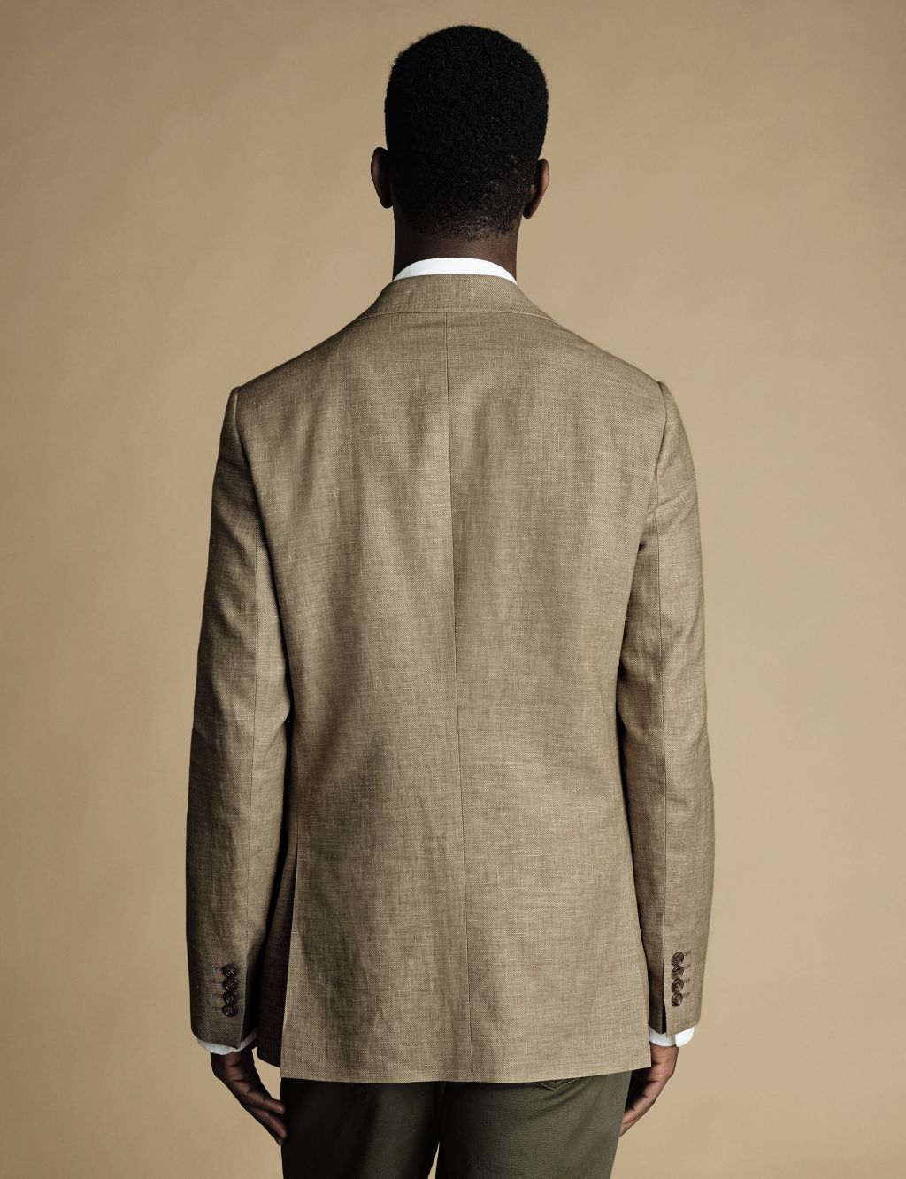 Slim Fit Linen Blend Suit Jacket 2 of 5