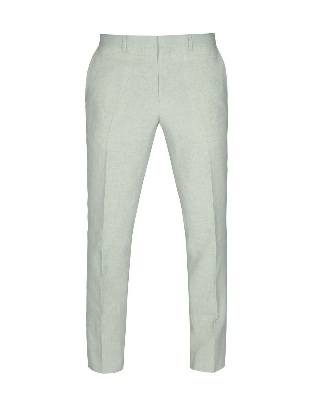 Slim Fit Linen Rich Suit Trousers 1 of 5