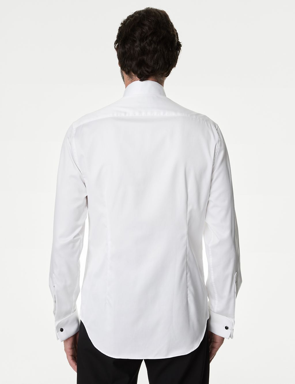 Slim Fit Luxury Cotton Double Cuff Dress Shirt 6 of 7