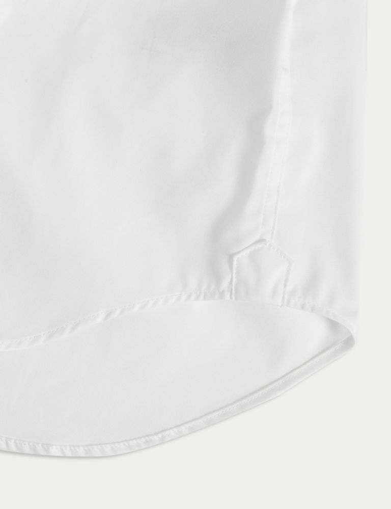 Slim Fit Luxury Cotton Double Cuff Dress Shirt | M&S SARTORIAL | M&S