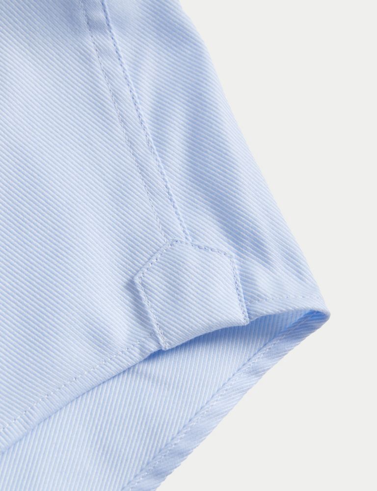 Slim Fit Luxury Cotton Double Cuff Twill Shirt 7 of 7