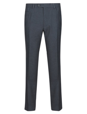 Slim Fit Marl 5 Pocket Trousers Image 2 of 3