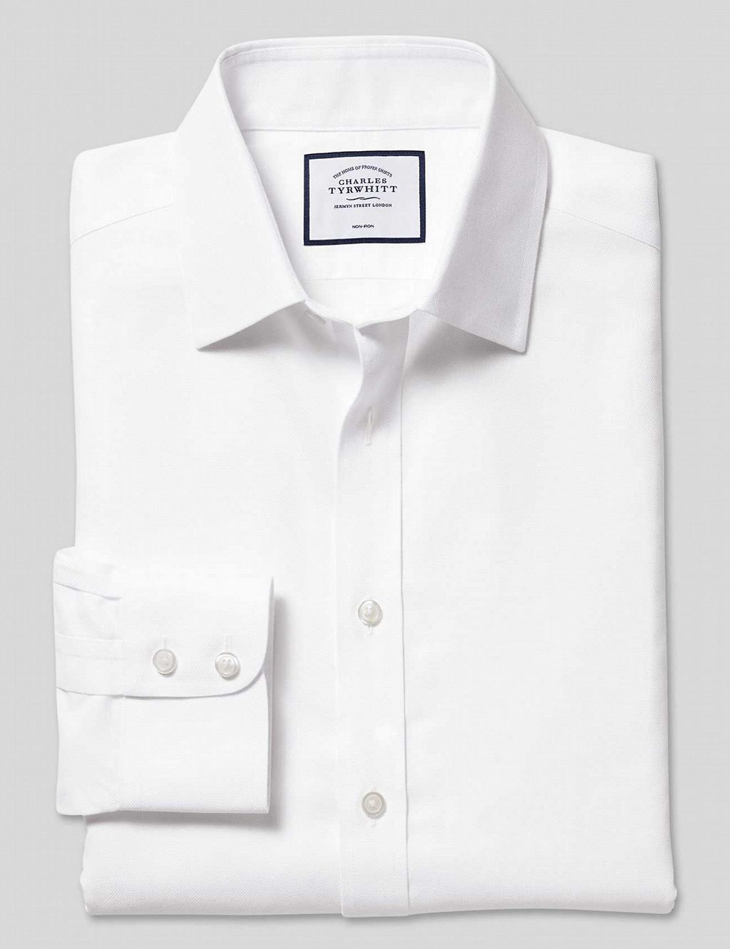 Slim Fit Non Iron Pure Cotton Oxford Shirt 1 of 4