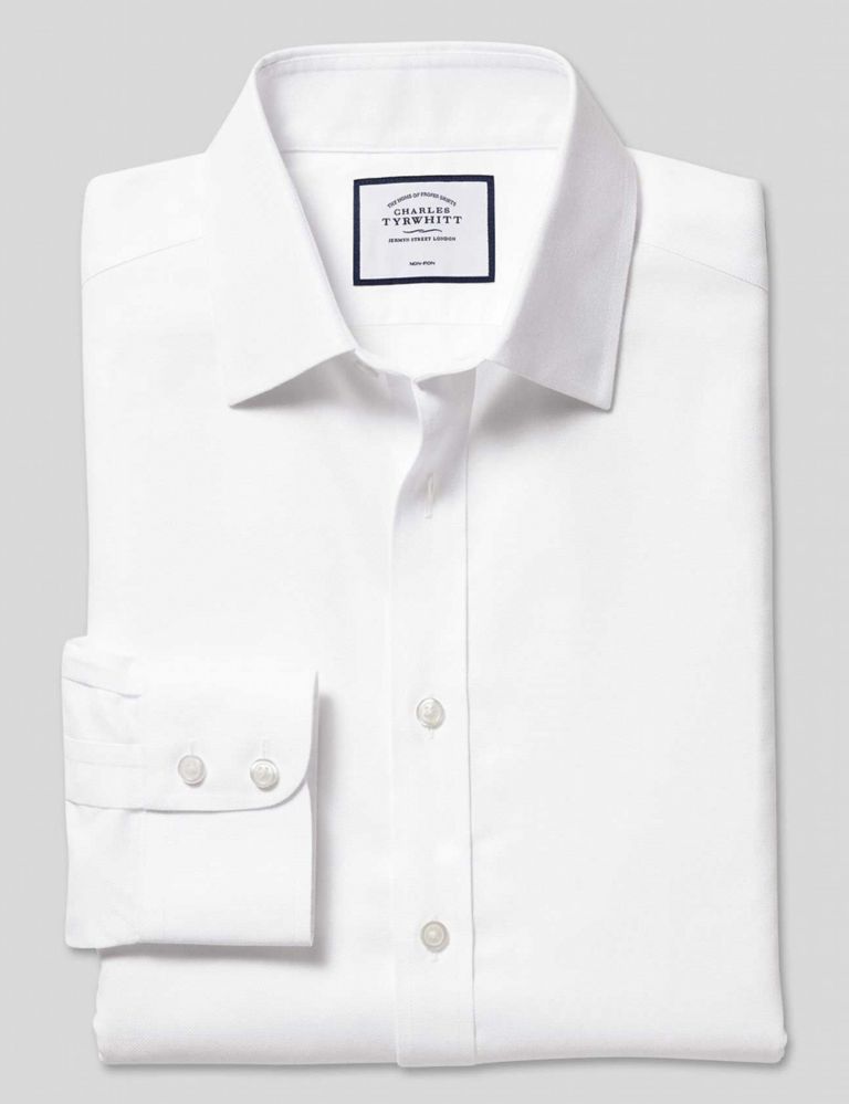 Slim Fit Non Iron Pure Cotton Oxford Shirt 2 of 4