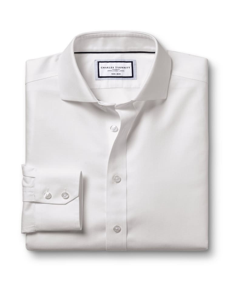 Slim Fit Non Iron Pure Cotton Shirt 2 of 6