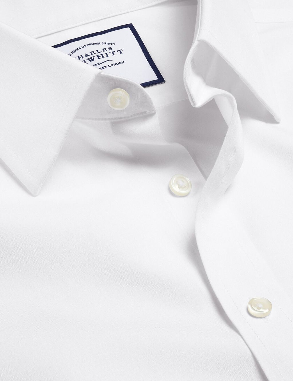 Slim Fit Non Iron Pure Cotton Shirt 4 of 4