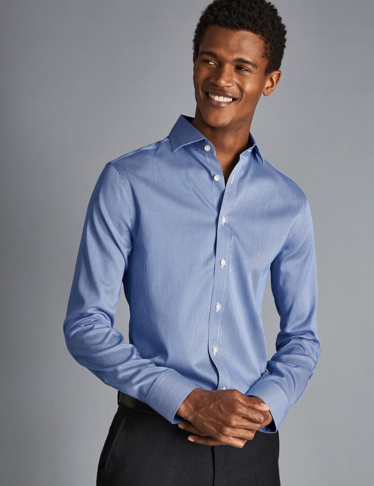 Slim Fit Non Iron Pure Cotton Shirt 1 of 6