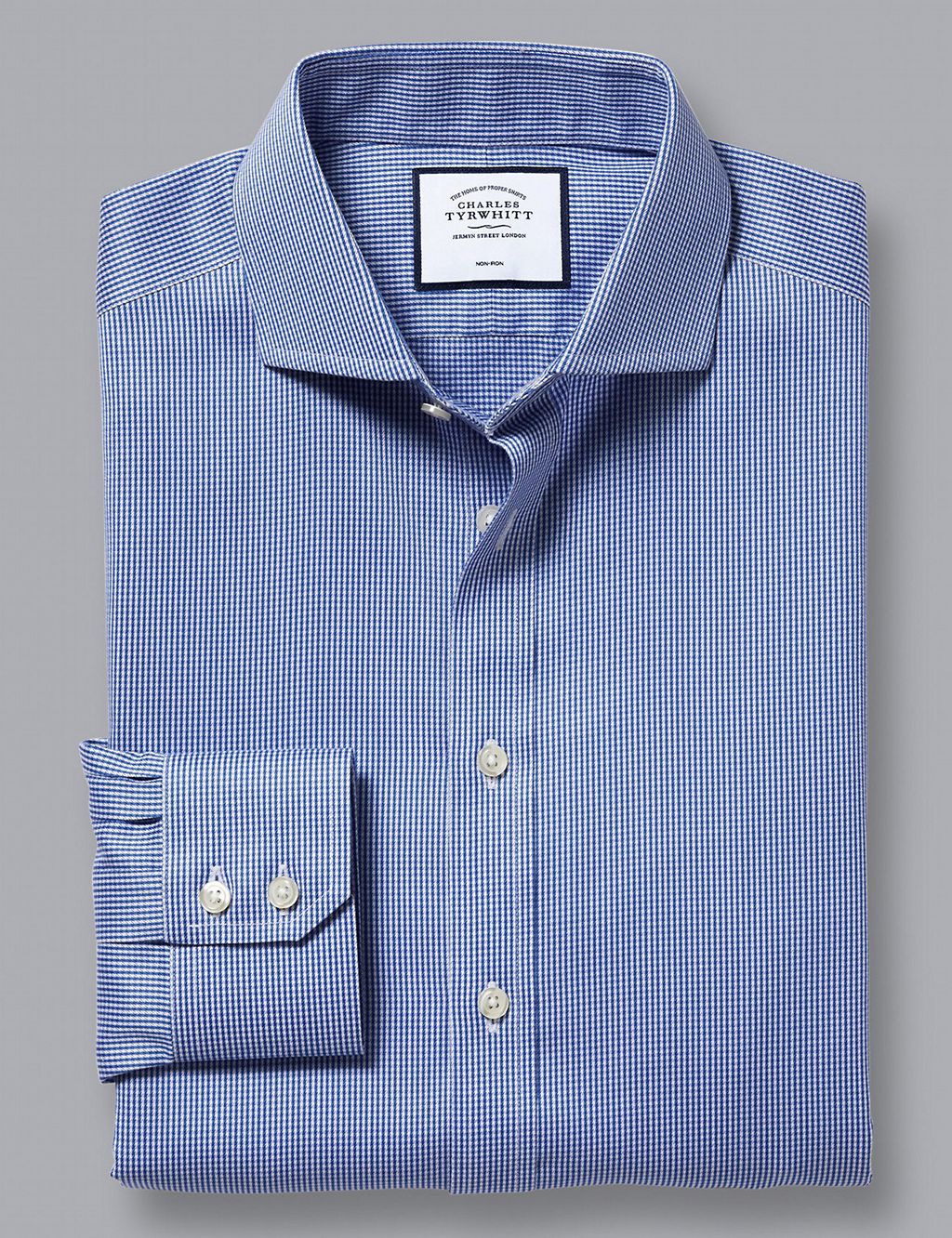 Slim Fit Non Iron Pure Cotton Shirt 1 of 6