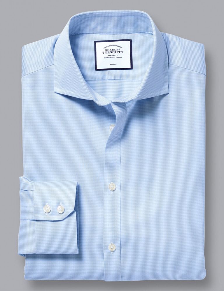 Slim Fit Non Iron Pure Cotton Shirt 2 of 6