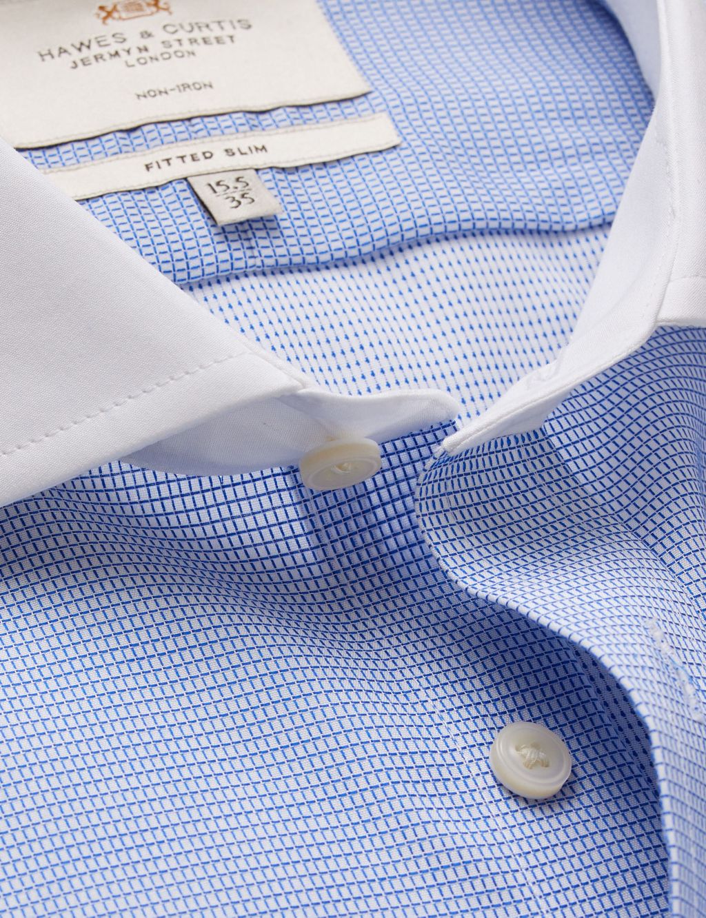 Slim Fit Non Iron Pure Cotton Shirt 2 of 3