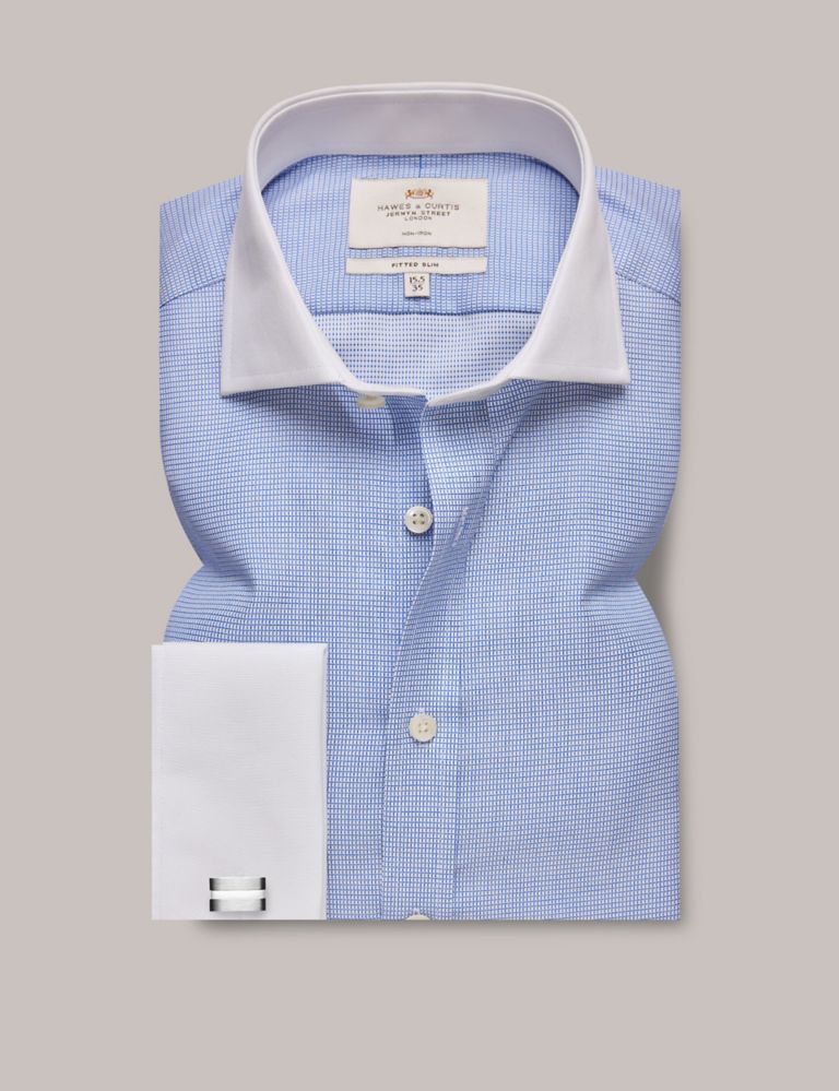 Slim Fit Non Iron Pure Cotton Shirt 1 of 3