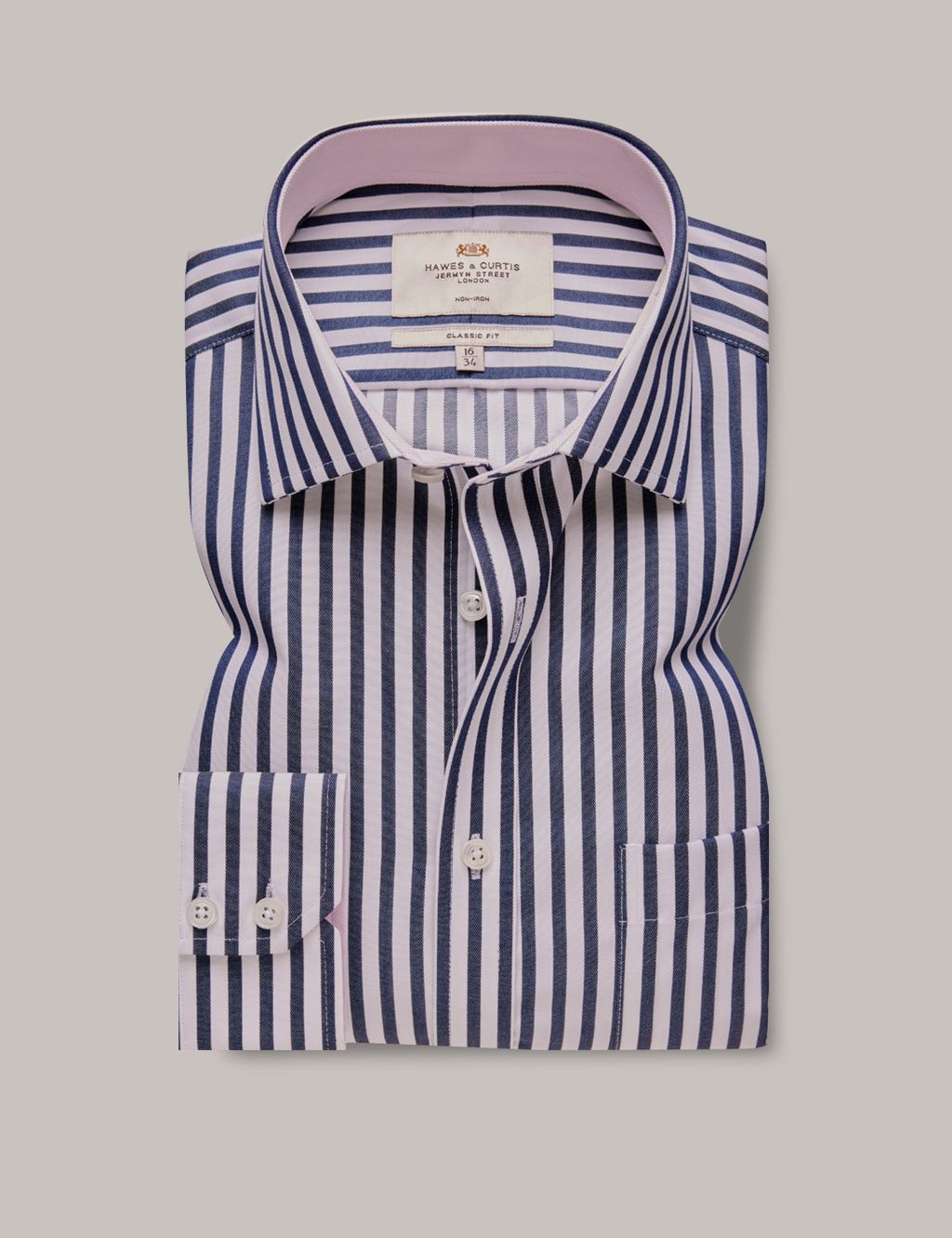Slim Fit Non Iron Pure Cotton Shirt | Hawes & Curtis | M&S
