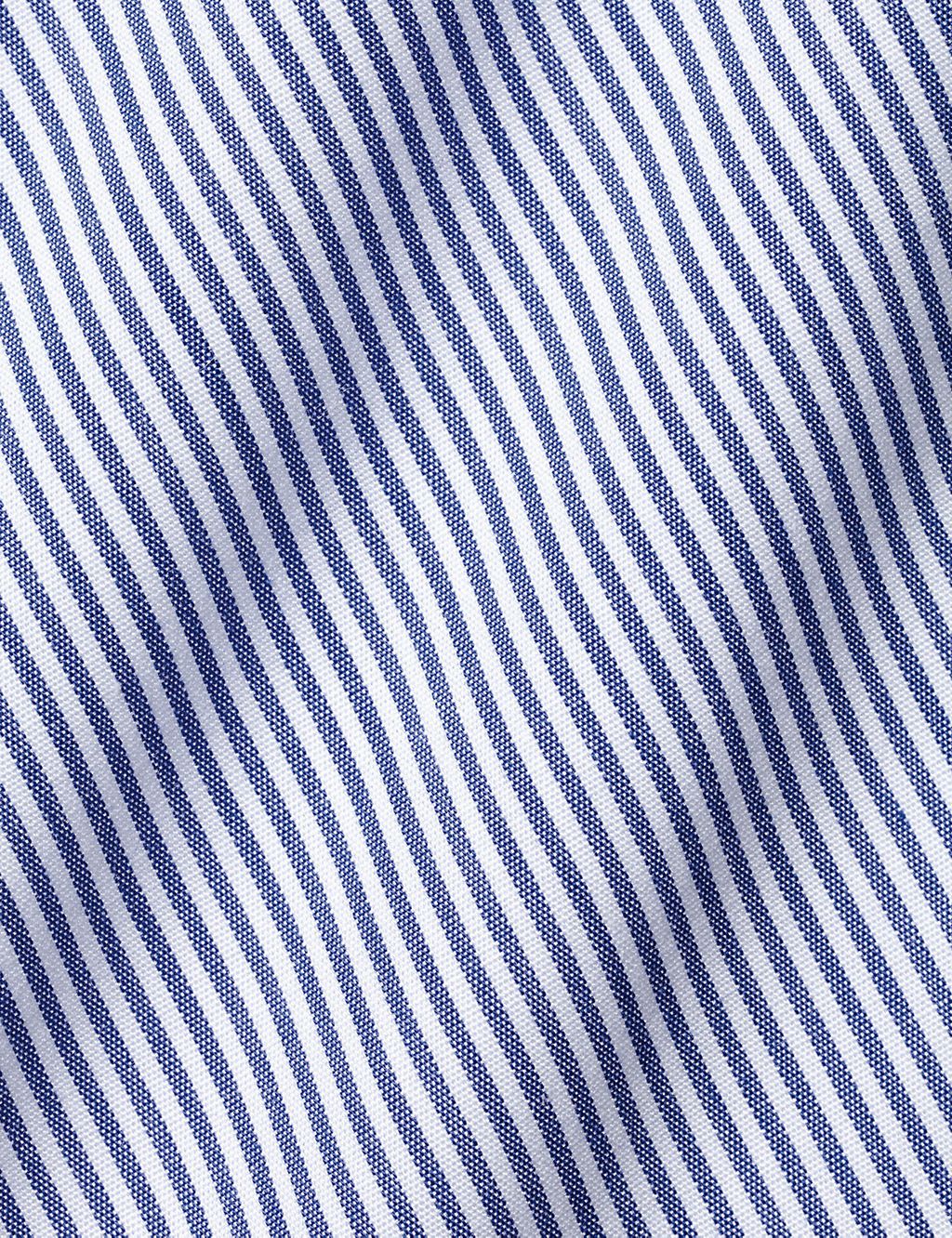 Slim Fit Non Iron Pure Cotton Striped Shirt 6 of 6