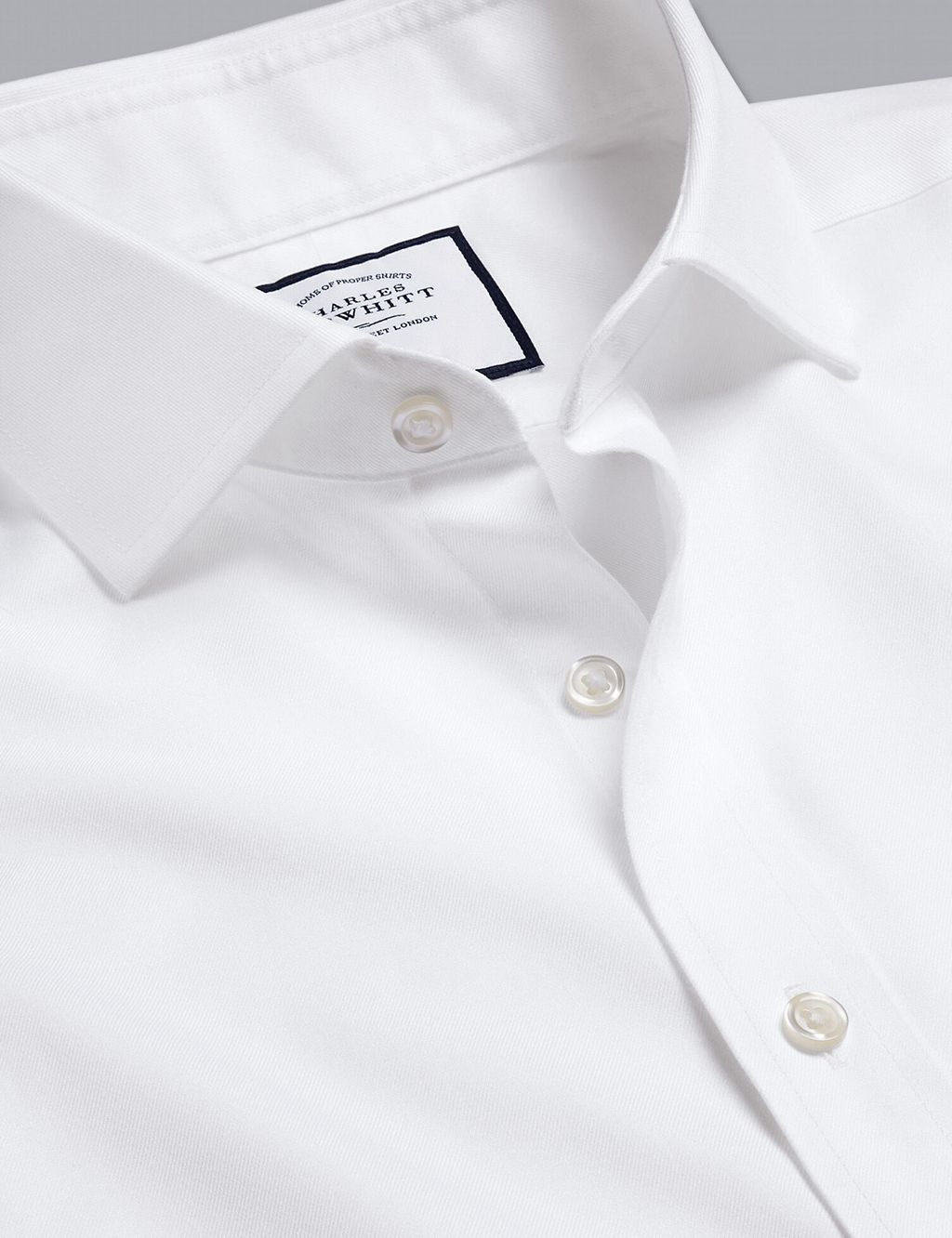 Slim Fit Non Iron Pure Cotton Twill Shirt | Charles Tyrwhitt | M&S
