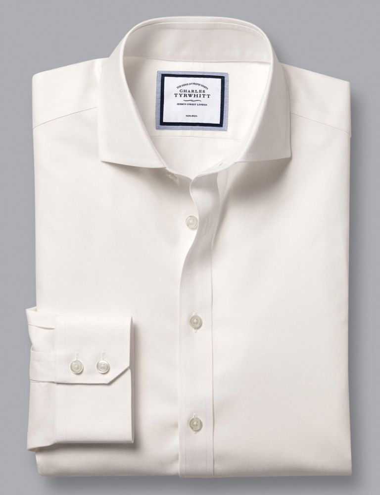 Slim Fit Non Iron Pure Cotton Twill Shirt | Charles Tyrwhitt | M&S