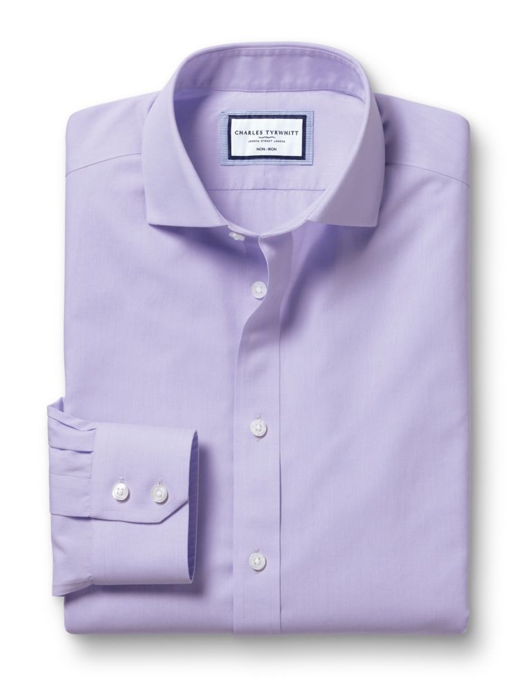 Non-Iron Twill Shirt - Pink