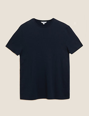 Slim Fit Premium Pure Cotton T-Shirt Image 2 of 4