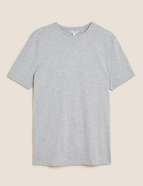 Slim Fit Premium Pure Cotton T-Shirt Image 2 of 5