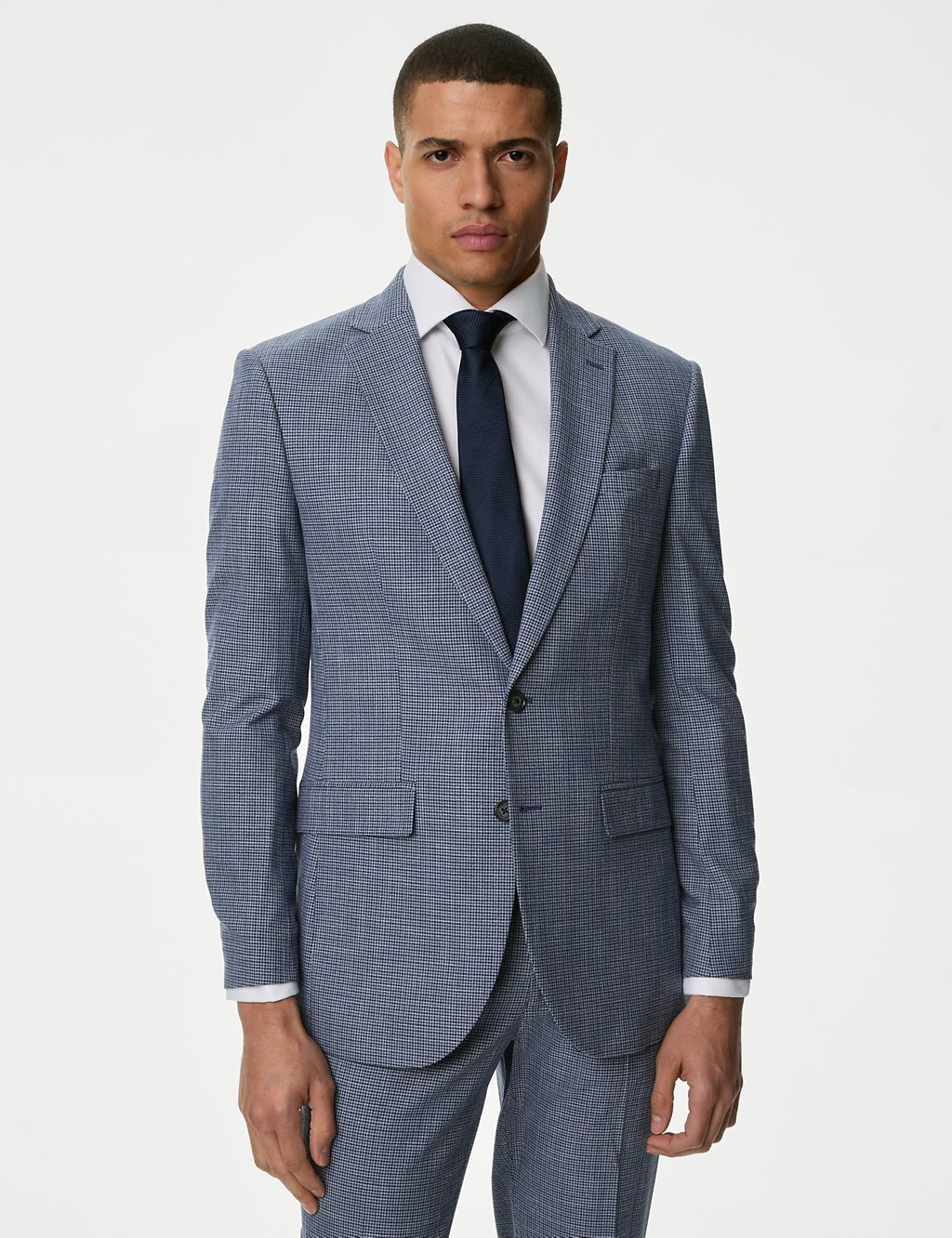Slim Fit Puppytooth Stretch Suit Jacket 2 of 7