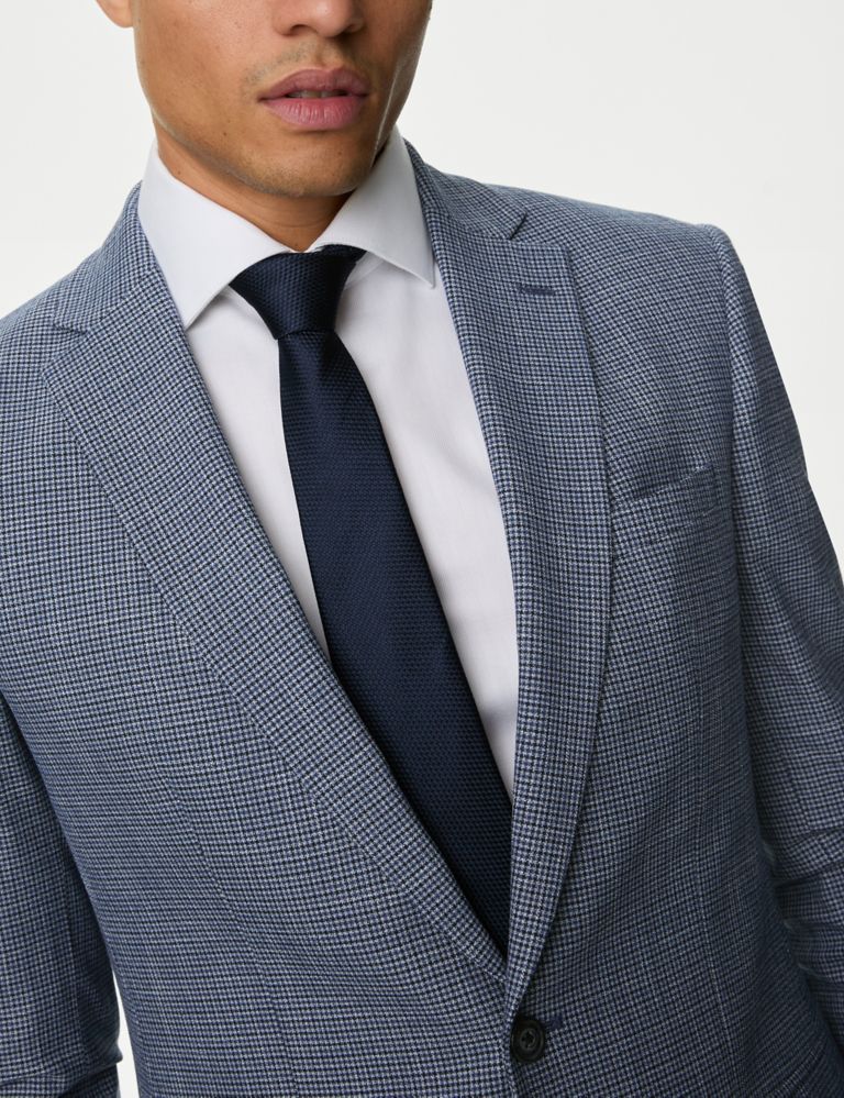 Slim Fit Puppytooth Stretch Suit Jacket 4 of 7