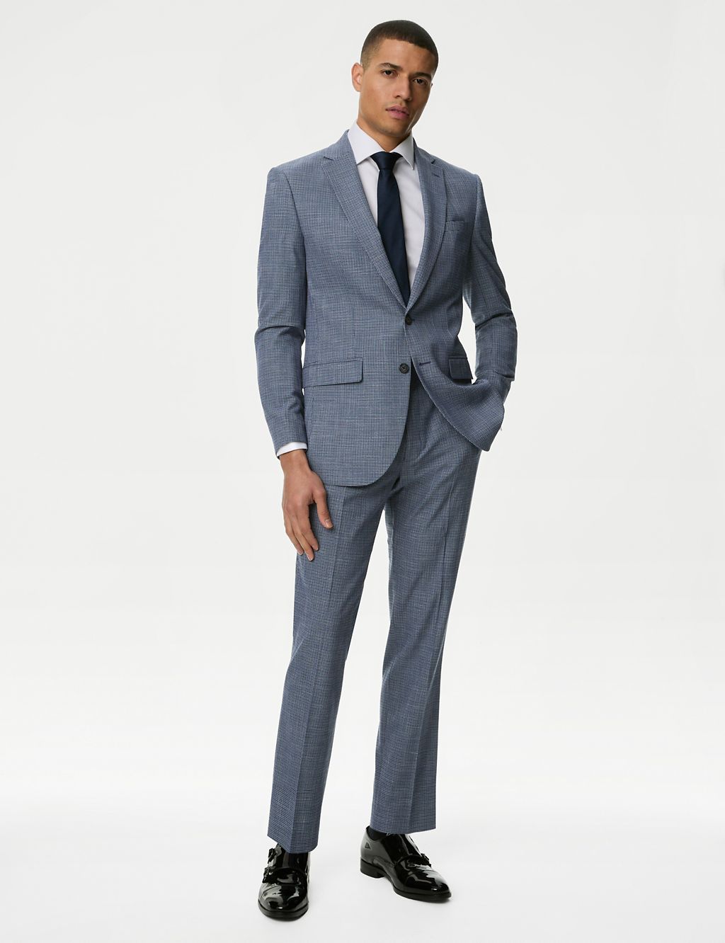 Slim Fit Puppytooth Stretch Suit Jacket 7 of 7