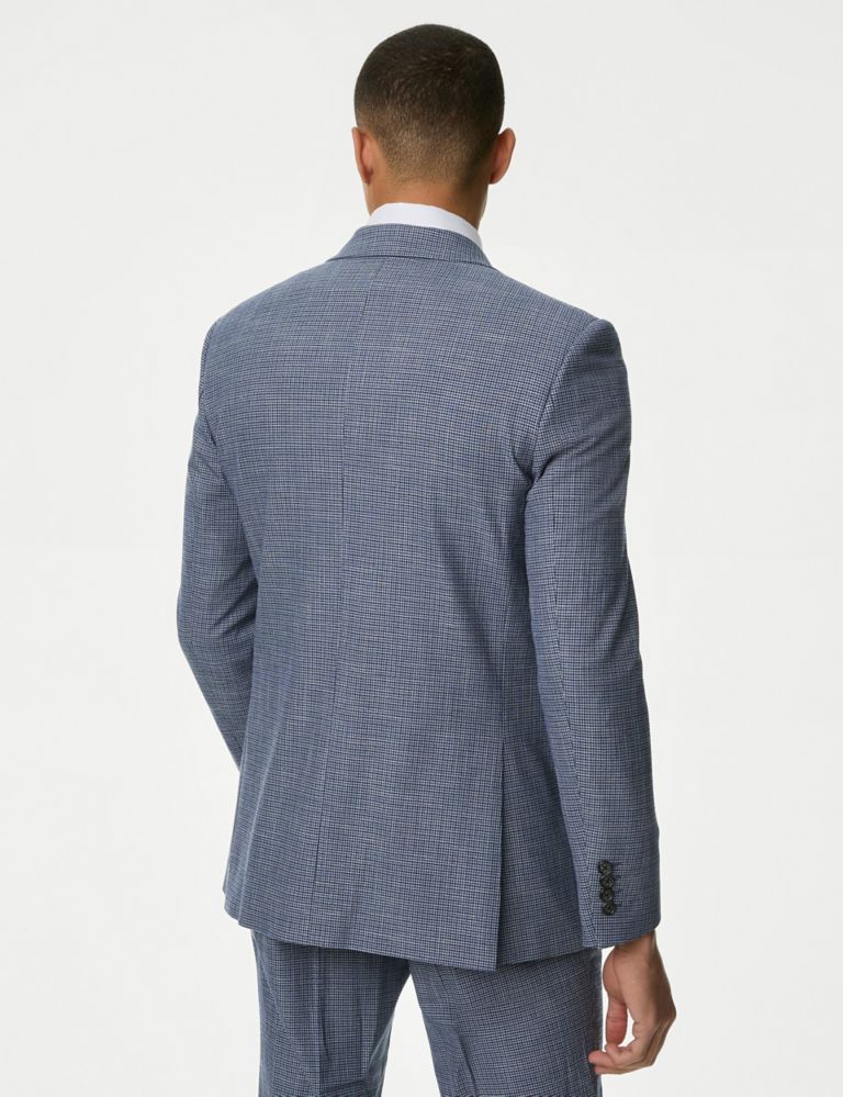 Slim Fit Puppytooth Stretch Suit Jacket, M&S Collection