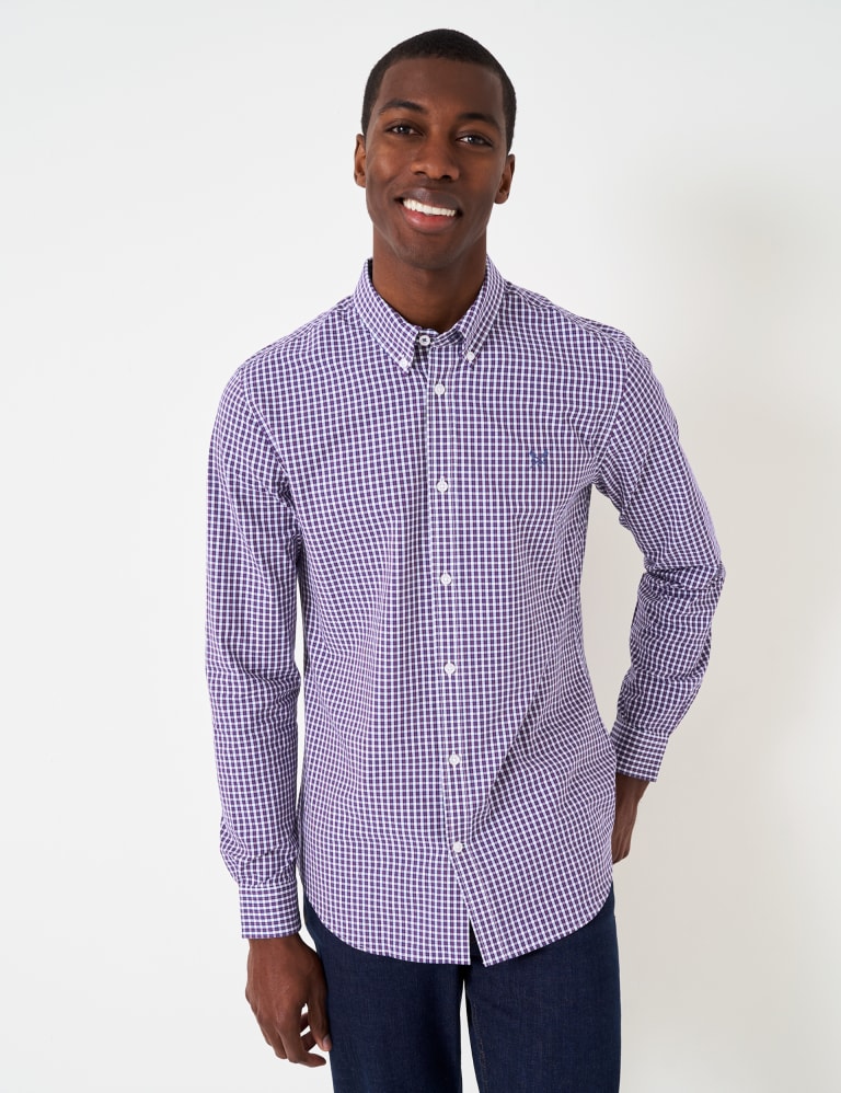 Crew clothing 2025 slim fit shirt