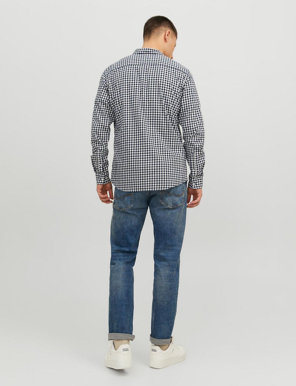 Slim Fit Pure Cotton Check Oxford Shirt 2 of 7