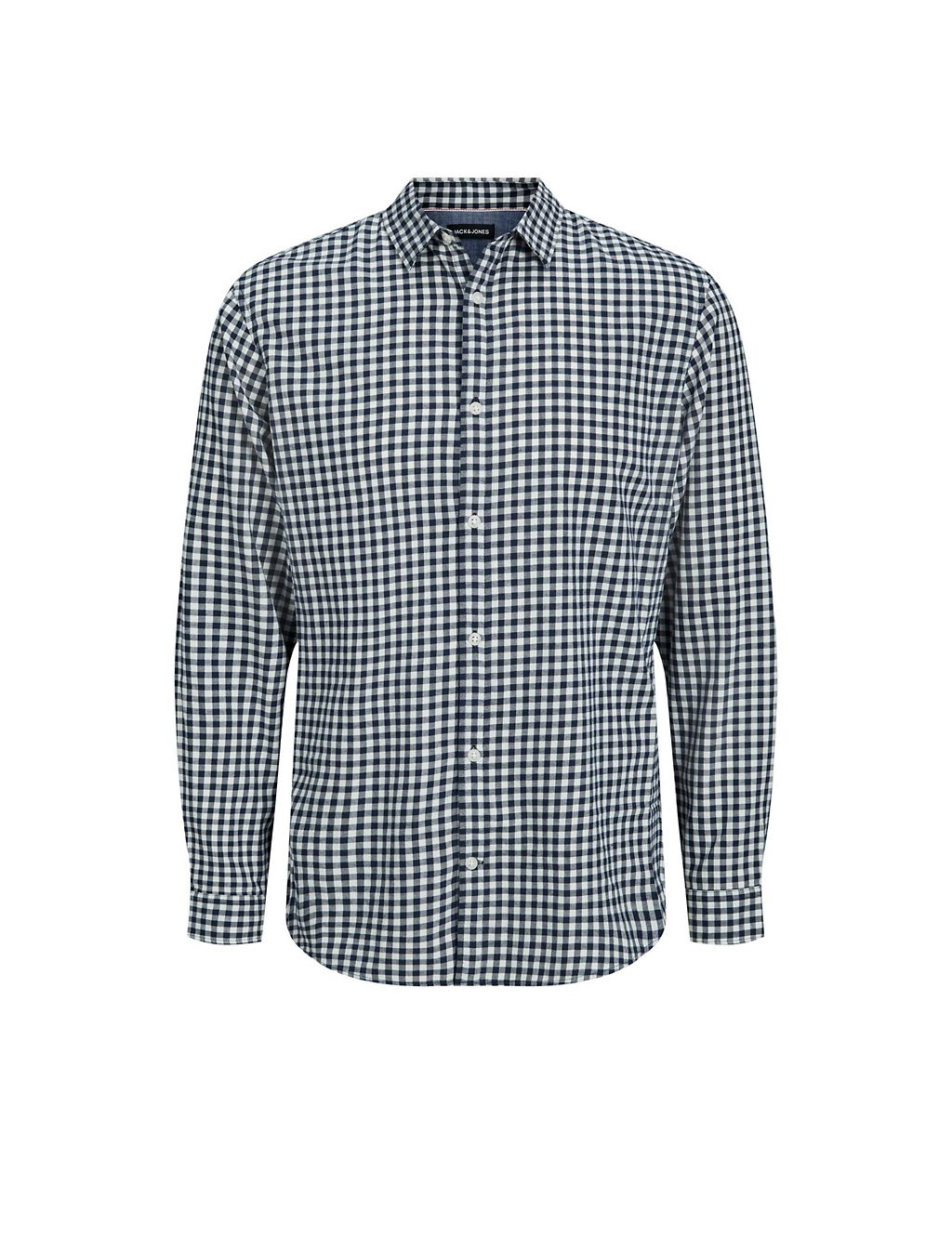 Slim Fit Pure Cotton Check Oxford Shirt 1 of 7