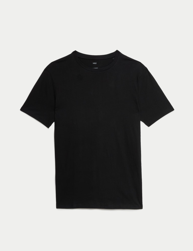 Slim Fit Pure Cotton Crew Neck T-Shirt | M&S Collection | M&S