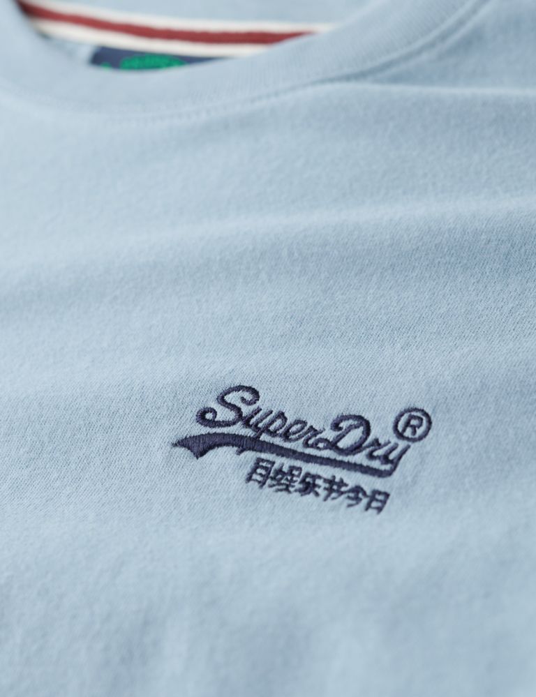 Slim Fit Pure Cotton Crew Neck T-Shirt 5 of 6