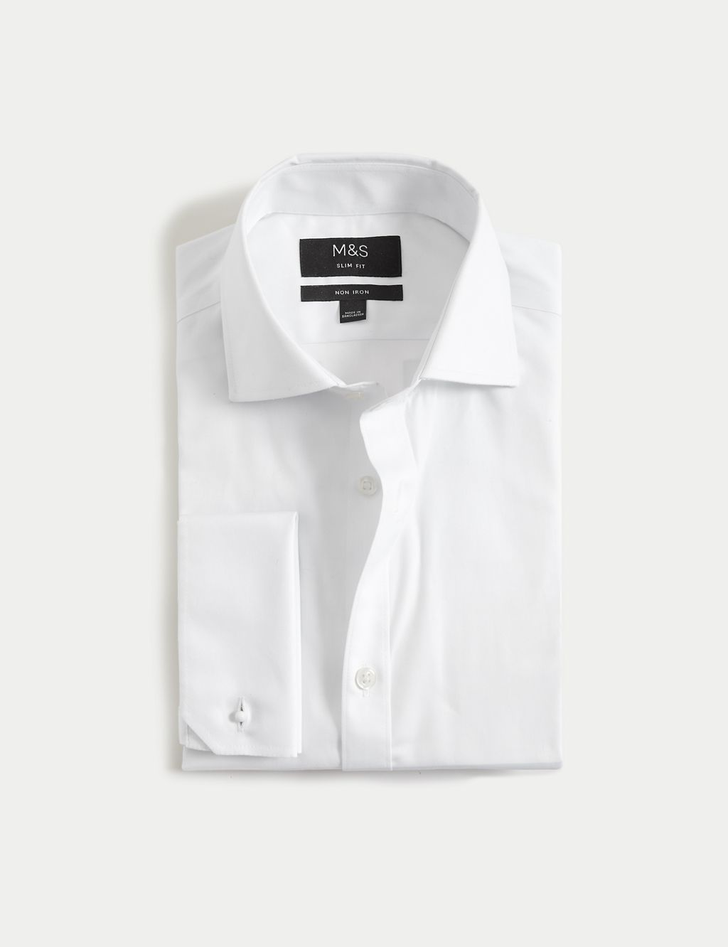 Slim Fit Pure Cotton Double Cuff Shirt 3 of 6
