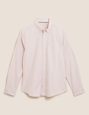Slim Fit Pure Cotton Oxford Shirt Image 2 of 5