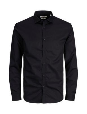 Slim Fit Pure Cotton Oxford Shirt Image 2 of 5