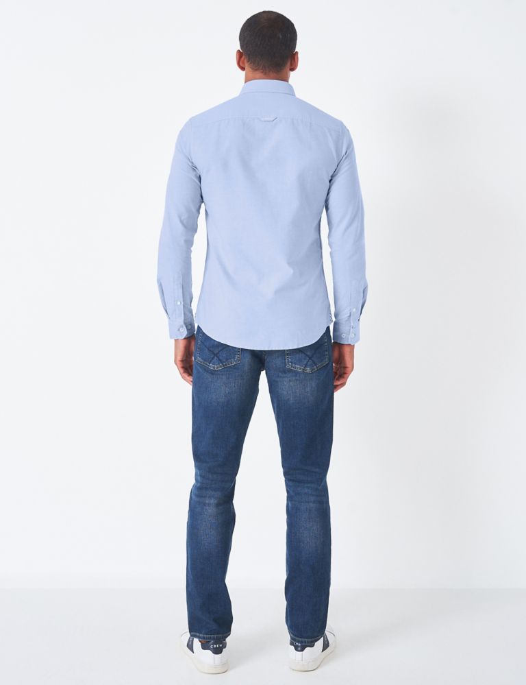 Slim Fit Pure Cotton Oxford Shirt 4 of 4