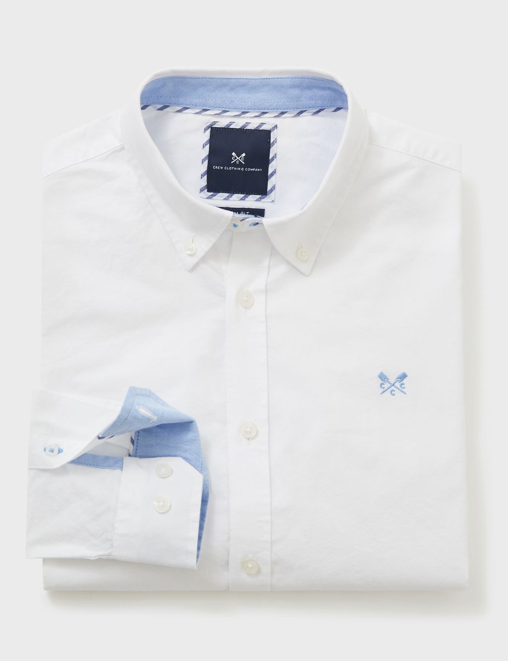 Slim Fit Pure Cotton Oxford Shirt | Crew Clothing | M&S