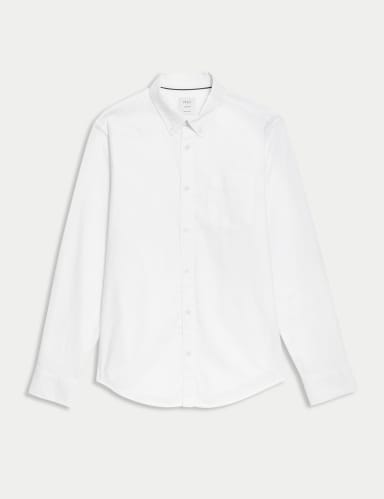 Slim Fit Pure Cotton Oxford Shirt 2 of 4