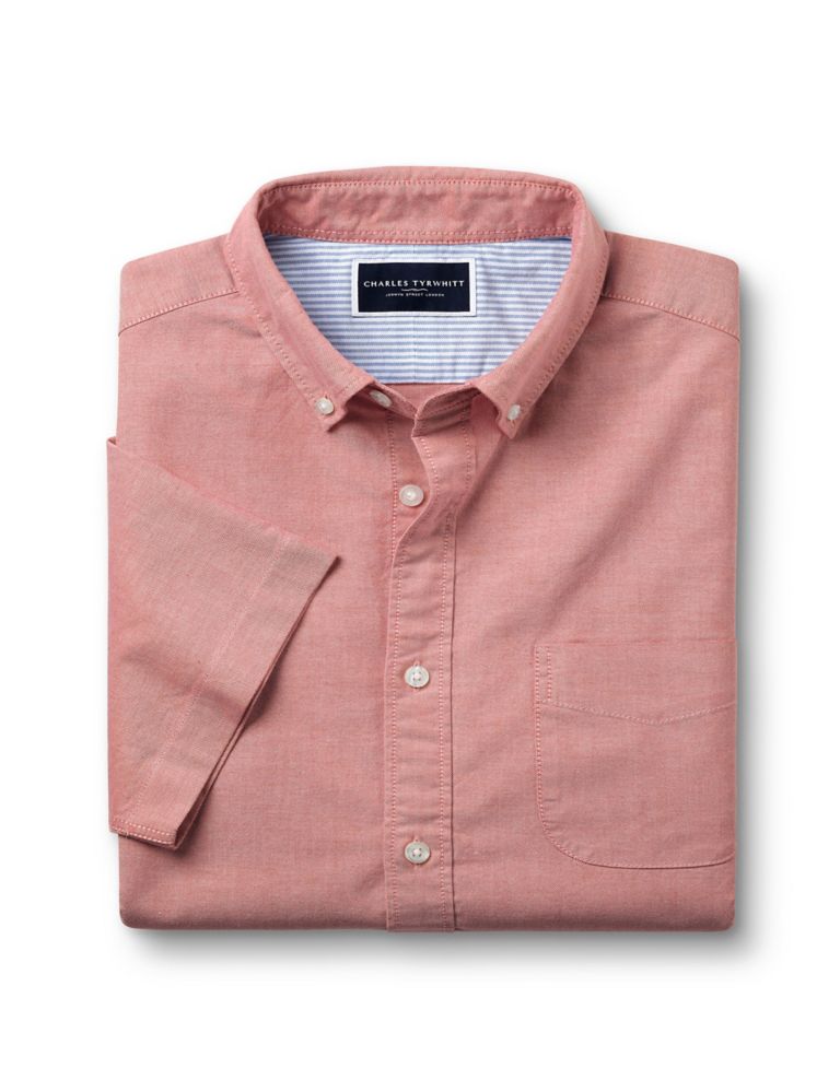 Slim Fit Pure Cotton Oxford Shirt 2 of 6