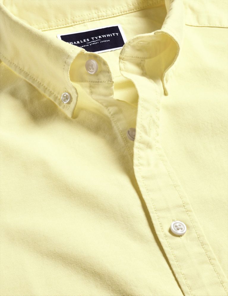 Slim Fit Pure Cotton Oxford Shirt 5 of 6
