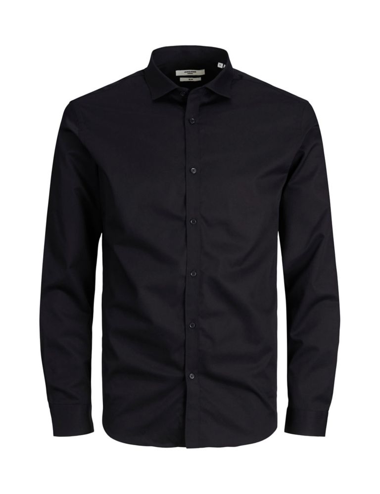 Slim Fit Pure Cotton Oxford Shirt 2 of 5