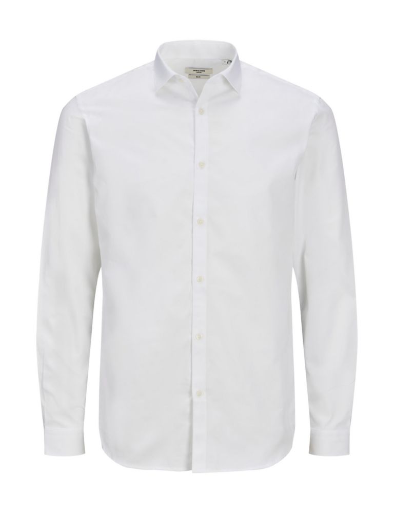 Slim Fit Pure Cotton Oxford Shirt 2 of 3