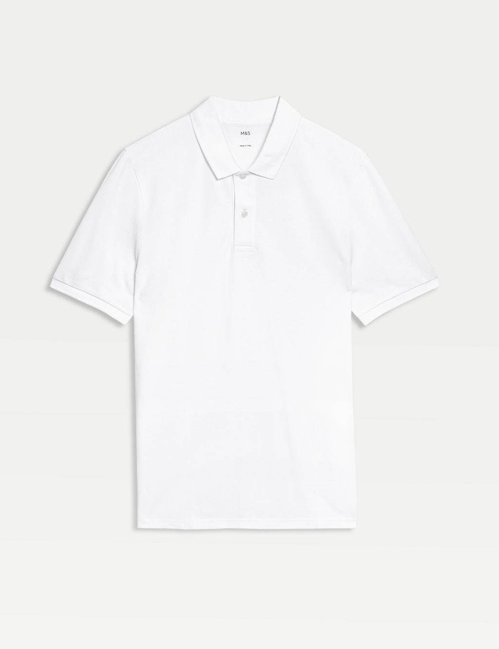 Slim Fit Pure Cotton Pique Polo Shirt 1 of 6